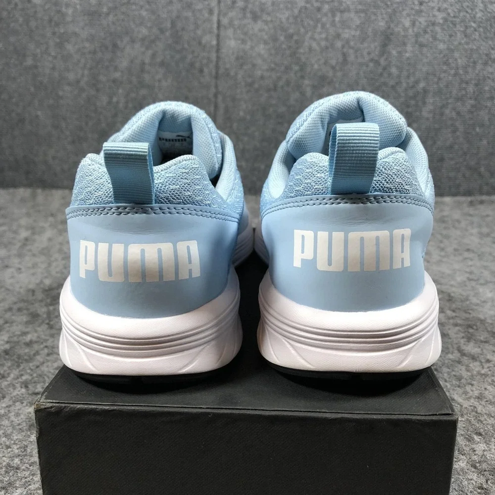 Puma NRGY Fit+ Shoes Mens Size‎ 7 Light Blue Mesh Running Sneakers 190556-14